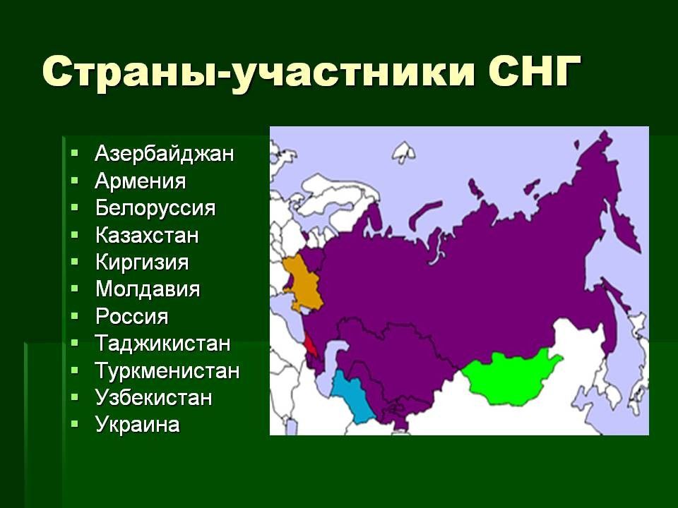 Обозначьте основных внешнеторговых партнеров россии среди стран снг и их долю контурная карта